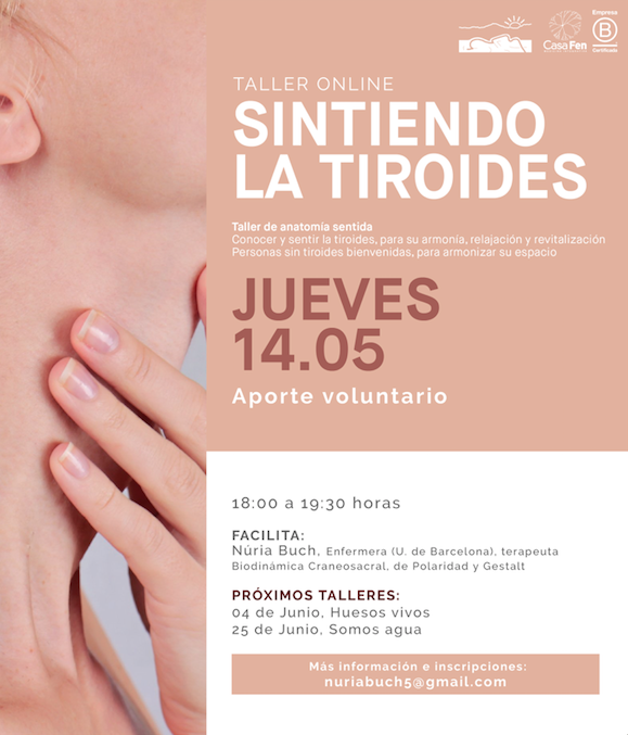 Sintiendo la tiroides - Taller online - CasaFen